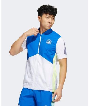 adidas Men's Boston Marathon 2022 Vest - White (Small)| Official Race Apparel - Buy Online on GoSupps.com