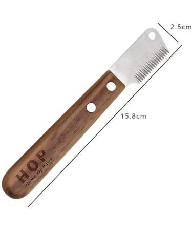Wenfousemo 1Pcs Dog Stripping Knife Professional Dog Stripping Tool Pet Deshedding Tool Pet Grooming Tool Pet Stripping Tool for Pet - Buy Online on GoSupps.com