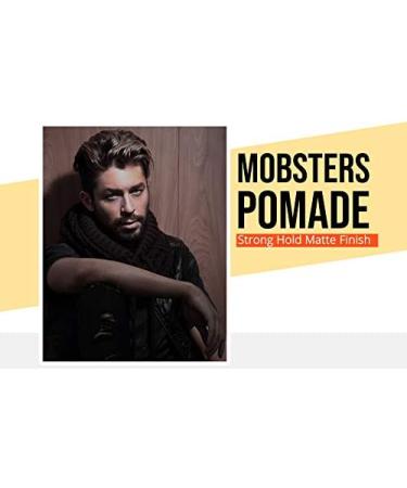 Mobsters Pomade for Men Strong Hold Water Based Deluxe Matt Finish Hair Wax 150ml Tin - Special Edition (Hatchet Harry) - Buy Online on GoSupps.com