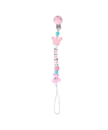 Safe Silicone Baby Clip Holder Toy - Washable Shower Gift for Babies (Pink) - Buy Online on GoSupps.com