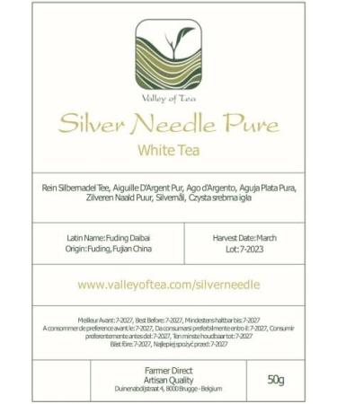 Baihao Yinzhen Th Blanc Chine - Aiguilles D'argent Th Chinoise - Silver Needle - Bai Hao Yin Zhen 50g - Buy Online on GoSupps.com