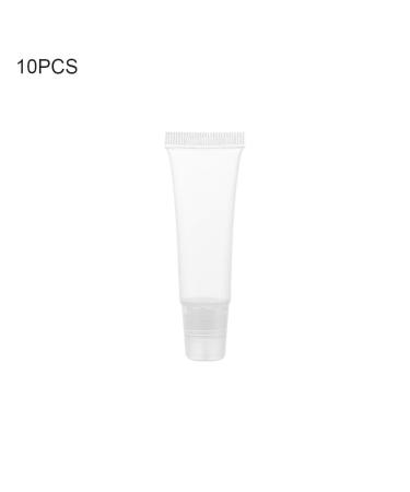 10-Piece Soft Portable Beauty Tool Set | Refillable DIY Lip Gloss Tube - Empty Transparent Lipstick Containers for Travel - Buy Online on GoSupps.com