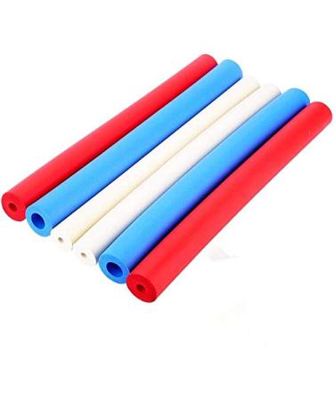 6 pieces of foam hose Utensilia upholstery handles spoons fork round hollow closed cell tube.
