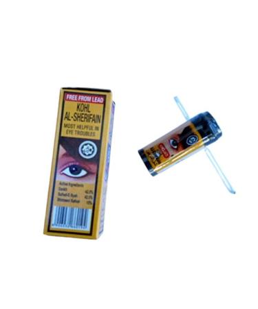 Khol Kajal Powder - Premium Arabic Black Eyeliner for Stunning Eyes | International Shipping Available - Buy Online on GoSupps.com