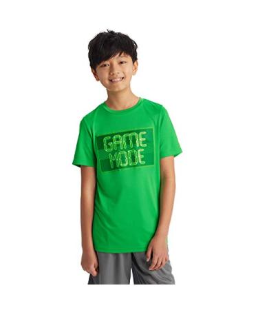 C9 Champion Boys' Tech Short Sleeve Tshirt Medium Green Screen/Game Mode