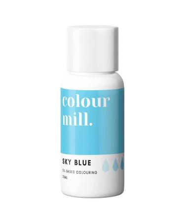 Colour Mill Oil Based Next Genertion Edible Food Paint Colouring for Buttercream Fondant Sugarpaste Icing and Chocolate - Sky Blue 20ml