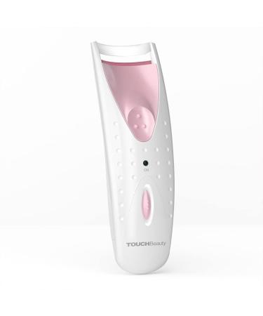 Professional Heated Eyelash Curler with Silicone Refill Pad Curling Tool for Women Long Lasting Naturally Eyelashes Pink-2003B