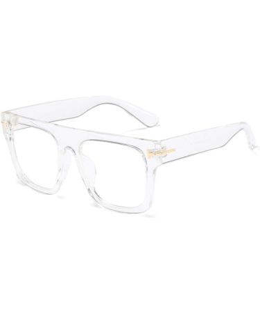 Jurchio Unisex Classic Vintage Space Glasses | Clear Lens Frames for Men & Women | Includes Glasses Case - Buy Online on GoSupps.com