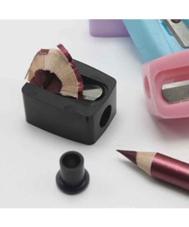 Practical Beauty Eyebrow Pencil Comb & Sharpener - Black | 1Pc for Convenient Makeup - Buy Online on GoSupps.com