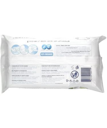 Natracare Organic Cotton Baby Wipes - 50 Pack | Eco-Friendly & Safe for Sensitive Skin | International Shipping Available - Buy Online on GoSupps.com
