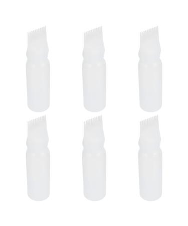 Beaupretty Home Guard Hair Dye Bottle 6 Pieces Hair Dye Wurzel Kamm Applicator bottles Hair color