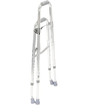 Drive Medical 10240-1 Side Style Hemi Walker - Gray | 300 lbs Weight Capacity | Designed for One-Handed Use | Easy One-Hand Folding - Buy Online on GoSupps.com