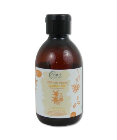 Pure Cold Pressed Castor Oil Vegan Hexane Free BP Grade Non-GMO 250ml Castor 250 ml (Pack of 1)