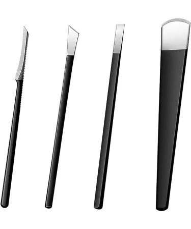 DAQUSU 4 Pieces Professional Pedicure Knife Set Foot Repair Rasp with Storage Bag Stainless Steel Callus Remover Pedicure Knife Toenail Knives Dead Skin Remover Set for Pedicure Foot Care Tools - Buy Online on GoSupps.com