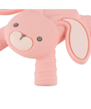 Itzy Ritzy Bunny Teether - Reaches Back Molars, Soothes Sore Gums with Multiple Textures - Buy Online on GoSupps.com