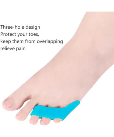 Carolhome Pinky Toe Separator 10 Pack - Gel Bunion Pads & Protectors for Pain Relief | Tailor s Bunions & Overlapping Toes (Blue) - International Shipping - Buy Online on GoSupps.com
