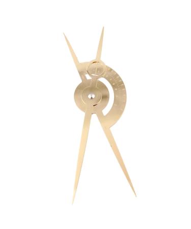 OIIBWQ Stainless Steel Eyebrow Ruler Eyebrow Ruler Eyebrow Ruler Permanent Eyebrow Measuring Tool Make Up Measuring Tool Gold