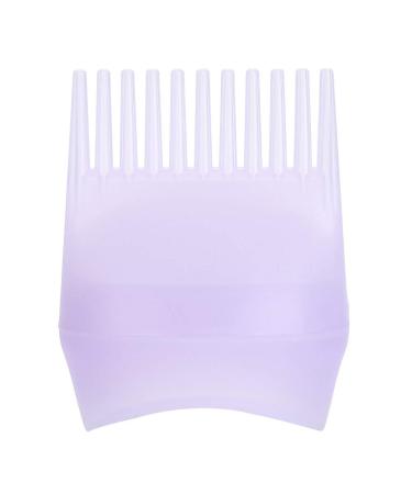 Hair Color Dispenser Pump Bottle 80ml - Purple Dye Bottle with Graded Scale & Comb Brush for Salon Styling - Buy Online on GoSupps.com