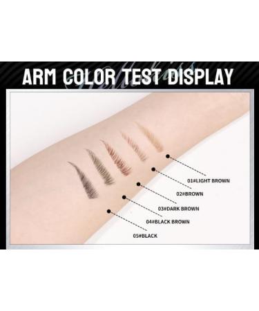 Trailott Eyebrow Pen Trailott Eyebrow Pen 2 Fork Tip Trailott Microblading Eyebrow Pen Hellokiss Liquid Eyebrow Pen 2-in-1 Magic Eyebrow Pencil 4 Fork Tip with Eyeline Waterproof (Black Brown) - Buy Online on GoSupps.com