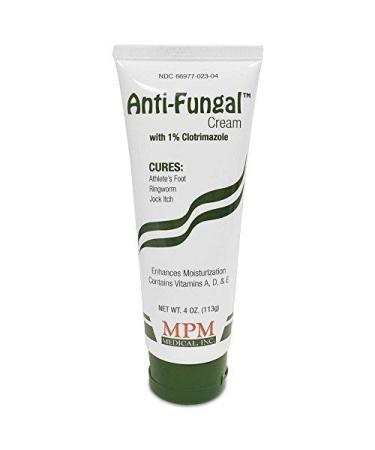 MPM Medical Anti-Fungal Cream with 1% Clotrimazole 4oz (ea)