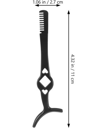 Beaupretty 3pcs False Eyelashes Applicator Tool Set - Eyelash Clamps & Tweezers with Comb (Black) | International Shipping Available - Buy Online on GoSupps.com