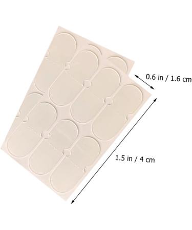 FOMIYES 240 Pcs Ear Correction Stickers | Invisible Ear Lobe Support Tape | Vertical Ear Patch | Silica Gel Earrings Care | White | Pack of 4x16cmx4pcs - Buy Online on GoSupps.com