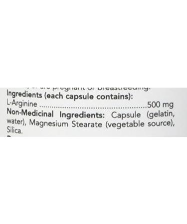 NOW Supplements L-Arginine 500mg Capsules 100 Count - Buy Online on GoSupps.com