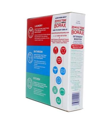 Buy 20 Mule-Team Borax Laundry Booster Powerful Eco-Friendly Cleaner for Fresh Laundry International Shipping Available - Buy Online on GoSupps.com