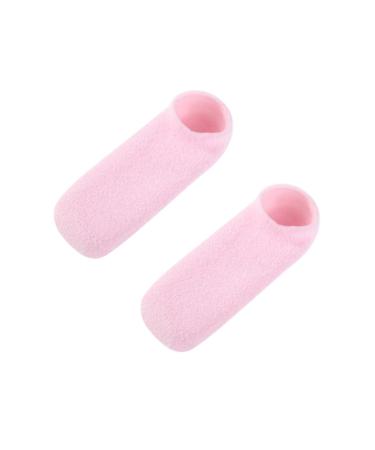 minkissy 1 Pair Invisible Socks Lotion Socks Womens Socks Thick Socks Slipper Socks Silk Socks Features Socks for Women Women's Socks & Hosiery Moisturizing Gel Socks Care Miss Foot Socks 22.5*8cm