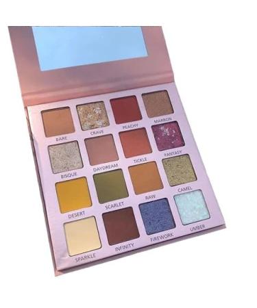 Professional Beauty Cosmetics Make Up 16 Colors Waterproof Silky Powder eyeshadow Palette