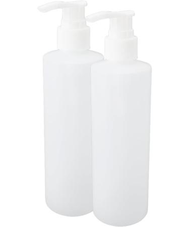 Hushui 2-Pack 250ml Professional Replacement Bottles for Massage Oil & Lotion - Refillable Pump for Easy Use - Buy Online on GoSupps.com