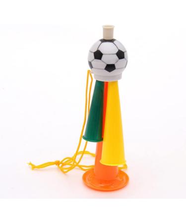 BESPORTBLE 10pcs Plastic Stadium Horn Air Horn for Sporting Events - Loud Noise Maker for Football Fans and Kids - Perfect for Soccer, Football, Carnival Parties - 13.5cm (Random Color) - Buy Online on GoSupps.com