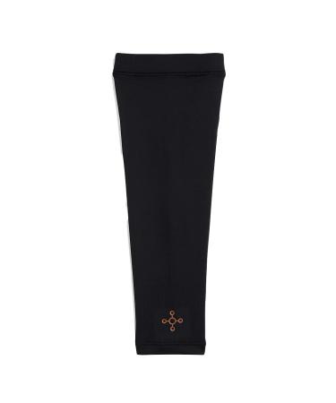Tommie Copper Core Compression Arm Sleeve - Black - Medium | Unisex Full Sleeve for Muscle, Tendon & Joint Support | UPF 50, Breathable Design - Buy Online on GoSupps.com