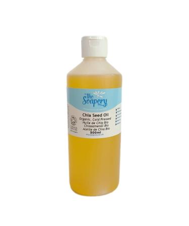 Chia Seed Oil Organic Cold Pressed 500ml - 100% Pure