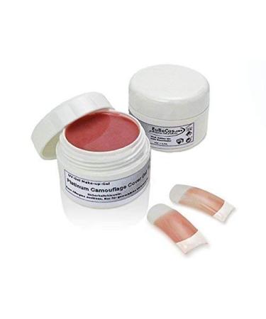 EuBeCos Gel PLATINUM Nude Camouflage Cover 250 ml Gel UV