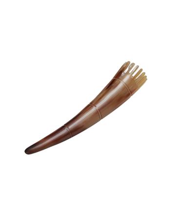 Frcolor Kamm scalp massage brush hairbrush cleaning tool Japanese hairstyling tool horn tool head massager pocket adjust scrollrad shampoo Fr ulein 17.00x4.50cm As shown