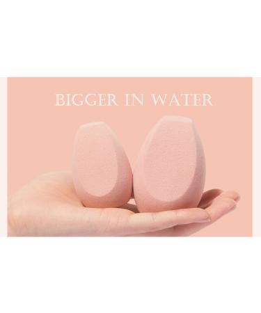 Mclovefy 3Pcs Makeup Sponges - Skin Friendly Ultra Soft Beauty Sponge Set for Flawless Makeup Application - Latex Free & Cruelty Free - Pink - Buy Online on GoSupps.com