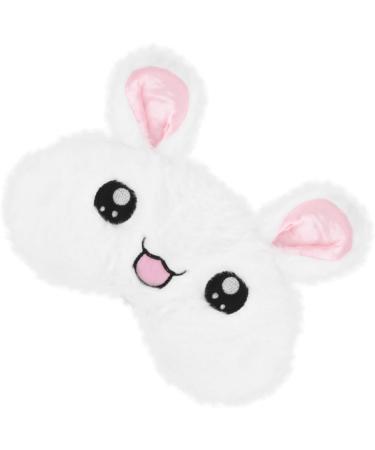 GLEAVI Rabbit Eye Mask 2 Pcs - Fluffy Cat Eye Cover & Night Eyeshade for Kids | Plush Blindfold & Sleep Mask | Perfect Gift for Sweet Dreams - Buy Online on GoSupps.com