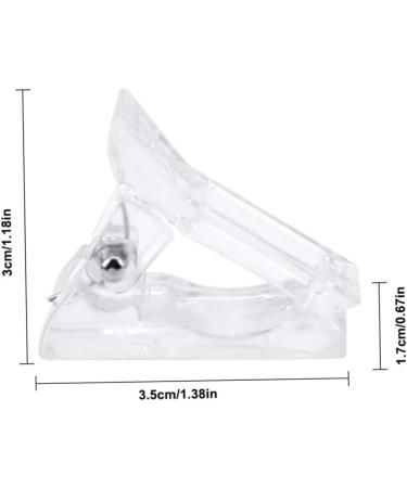 Transparent Gel Clip Nail Tips Manicure Finger Extension Quick Building Plastic UV LED Art 10PCS Nail Forms Nail Design - Buy Online on GoSupps.com