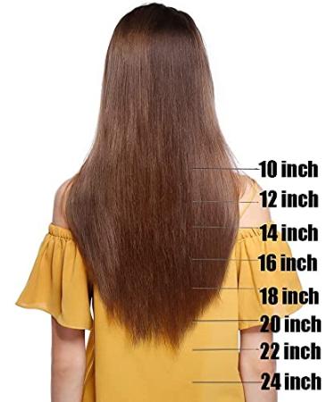 Premium Clip-In Real Hair Extensions - Thick Double Drawn 8pcs (18 Clips) - Medium Brown/Dark Blonde (#4/27) - 40cm 1330g - Buy Online on GoSupps.com