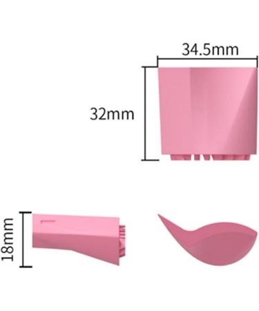 False Lower Eyelash Tool Silicone Eyeliner Tail Stamp Compact Travel-friendly Eye Makeup for Perfect Pink - Buy Online on GoSupps.com
