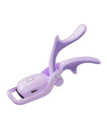 GUIJIALY Electric Eyelash Curlers USB Rechargeable Heated Eye Lash Curler With Comb 3 Heating Modes Purple