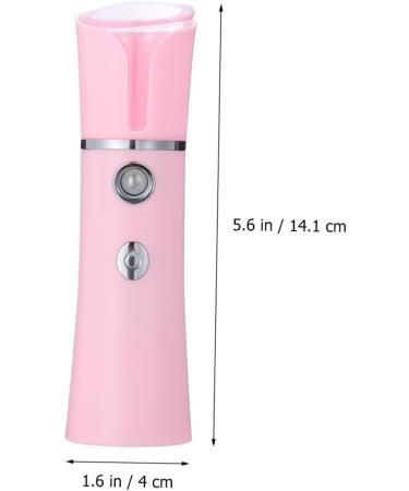 FRCOLOR 1pc Evaporator Usb Pink Handheld Hydrator Humidifier Face Cold Spray Charging Nano 14.1x2.6cm Pink - Buy Online on GoSupps.com
