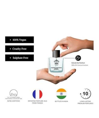 EMS Viking Cologne Creid Perfume For Men | Woody Aromatic Fragrances | Long Lasting Mens Perfume | Fragrance Sutaible for Any Occasion | Gift For Him 50ml 1.7fz ol - Buy Online on GoSupps.com