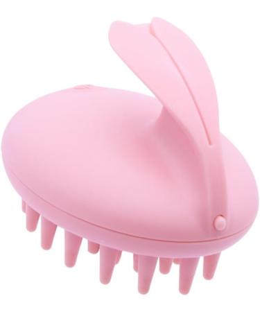 Solustre 3-in-1 Shower Hairbrush | Scalp Massage Device for Hair Growth | Waterproof Shampoo Brush in Pink - Buy Online on GoSupps.com