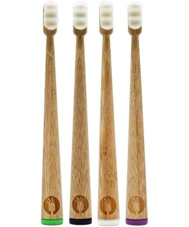 Toni Fresh Bamboo Toothbrush (Dark Blue) - Eco-Friendly Biodegradable Ships Internationally - Buy Online on GoSupps.com