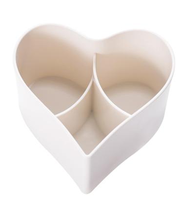 Holibanna Makeup Brush Organizer Cutlery Storage Bucket Pencil Cups for Desk Office Girl Heart Storage Rack