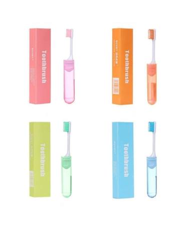 Portable foldable toothbrush super soft bristle travel toothbrush camping hiking to the toothbrush to take away from TR EASY U8A3 outdoor fold