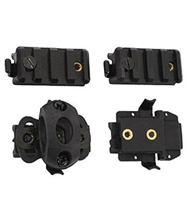 Atairsoft Worldshopping4u Tactical Helm accessories Airsoft 3/4 '' 1 '' 1.2 '' flashlight clamping holder Fit Fast helmet ... Black 3/4 ''
