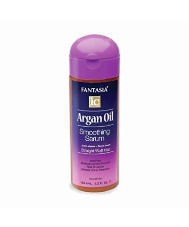 Fantasia Ic Argan Oil Smoothing Serum Straight & Soft Hair 6.2 Oz